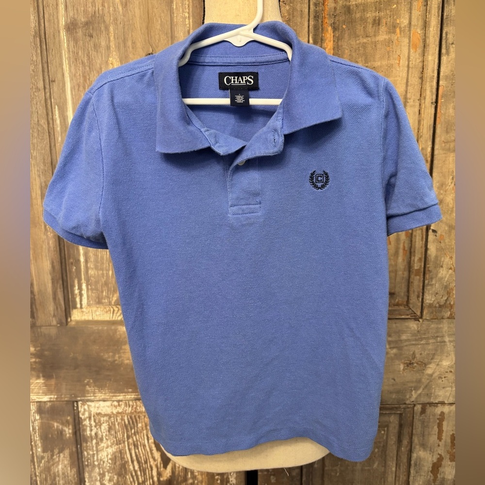 ⭕️Chaps Blue/purple Kids Polo Shirt